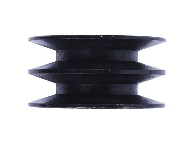 Fulie de curea 2 canale pentru arbore cotit diametru 25 mm (h-43mm) - 177F YBX
