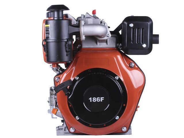 Motor 186F - diesel (cu pană diametru 25 mm) (9 CP)