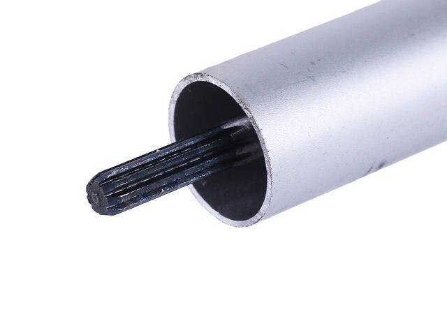 Tijă + ax 9T, diametru 28 mm pentru motocoasă
