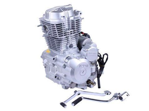 Двигатель (167FMJ) - CG250 с воздушным охлаждением (без крышки звезды цепи)