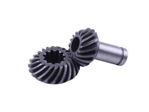 Pereche de pinioane de reductor (9 dinți), set: ax, pinion pentru motocoasă