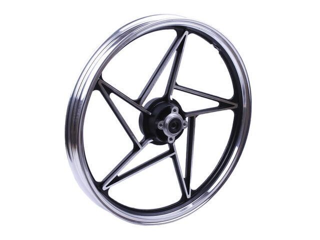 Диск передний литой, дисковый тормоз 18*1,6 (black) - СВ-125/150