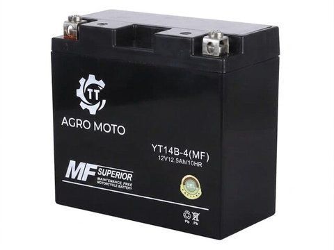 Аккумулятор YT14B-4(MF) 12.5АH 150*70*145 мм - OUTDO