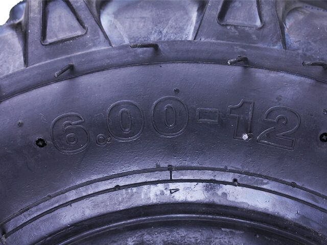 Anvelopă cu cameră 6.00*12 "brăduț" (6 straturi) 8,7 kg TTG