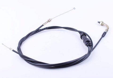 Cablu de accelerație (bifurcat) L-2220 mm (sus filet, jos: 1 filet 2 cablu) - Lead