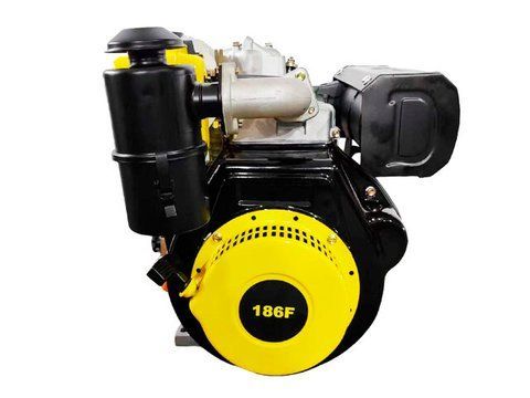 Motor 186F - diesel (cu pană diametru 25 mm) (9 CP) - YBX