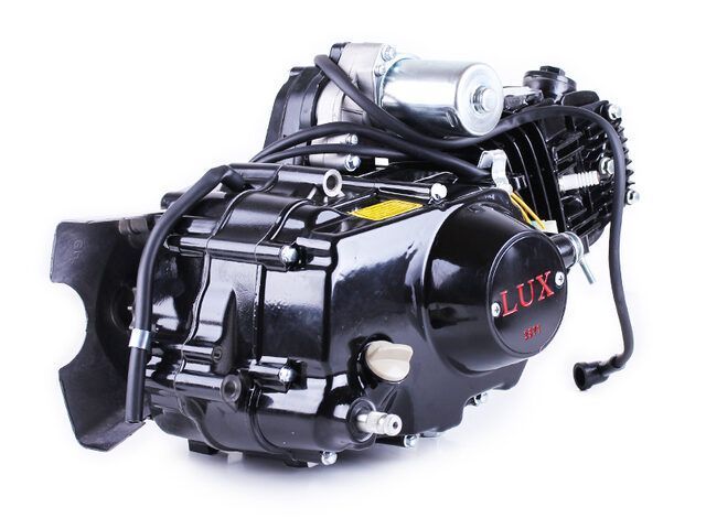 Motor 110CC - Delta/Alfa/Activ, mecanic + electromotor de pornire + carburator - GPC de aluminiu, BLACK - TT AGRO MOTO LUX